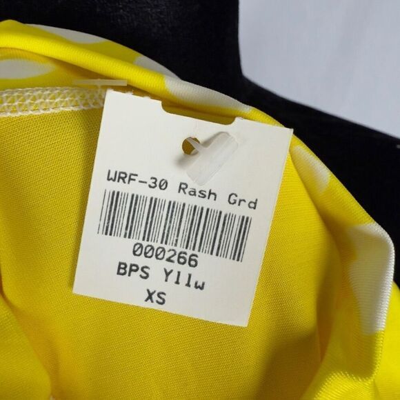 Planet Blue NWT Yellow Hibiscus Rash Guard - Women’s XS - Picture 7 of 8